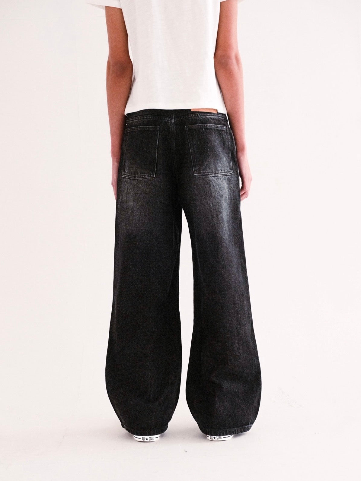 Dark Wash Wide Leg Denim