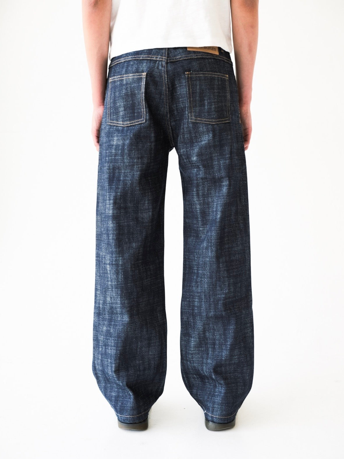 Slub Indigo Raw Selvedge Straight Leg Denim