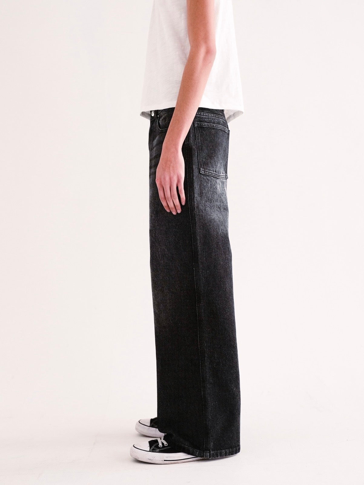 Dark Wash Wide Leg Denim