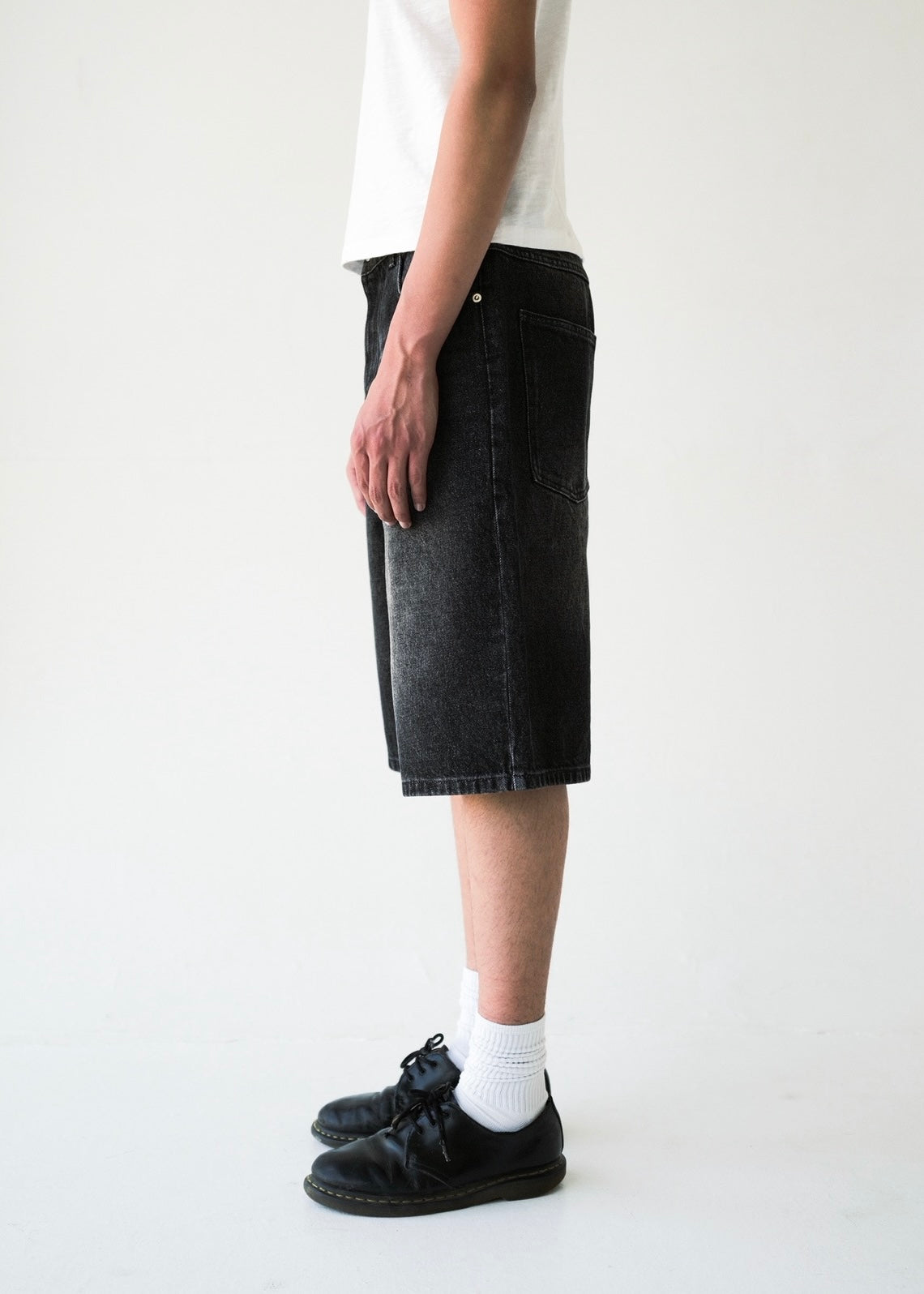 Dark Wash Baggy Jorts
