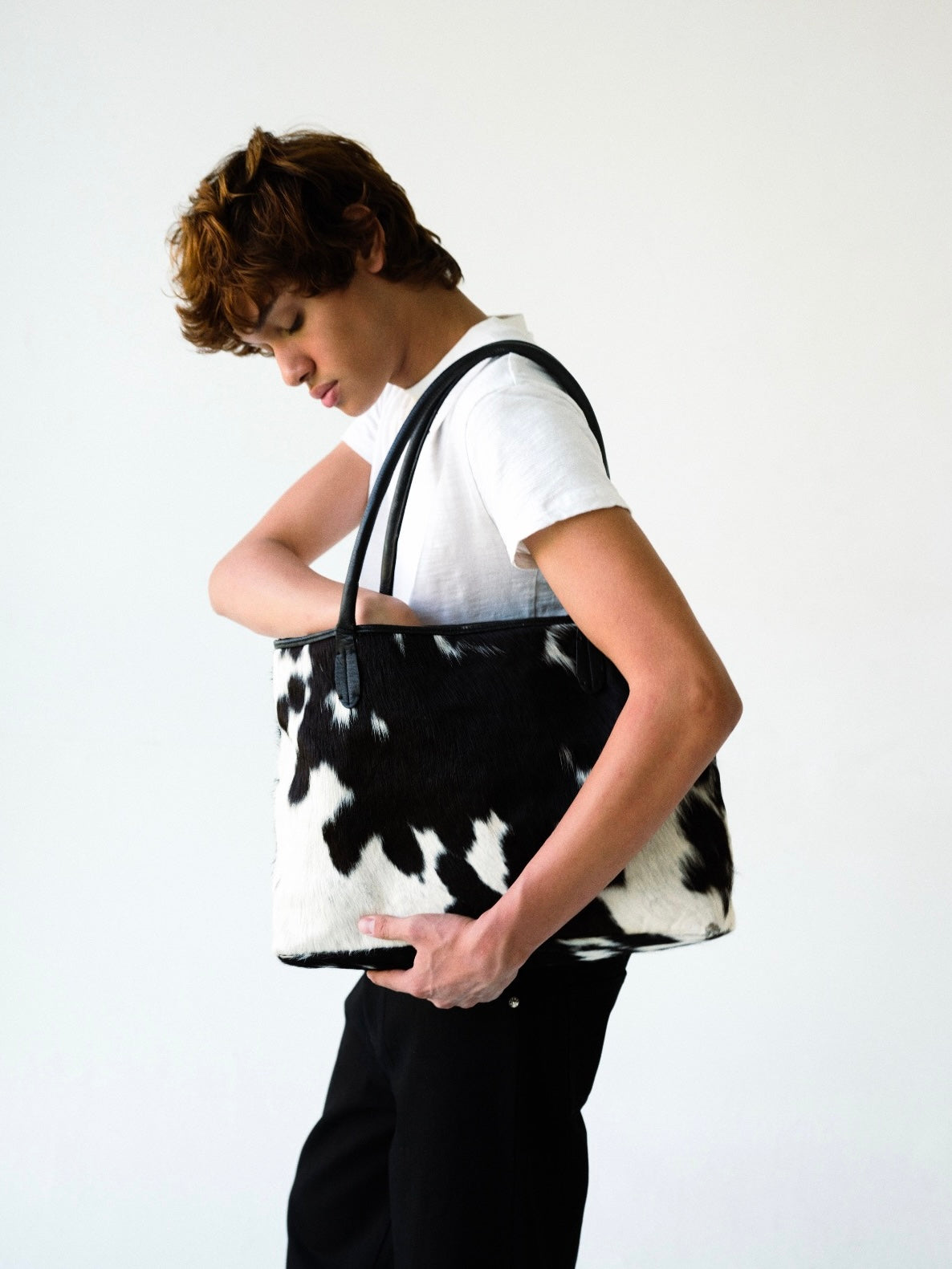Authentic Cowhide Tote Bag