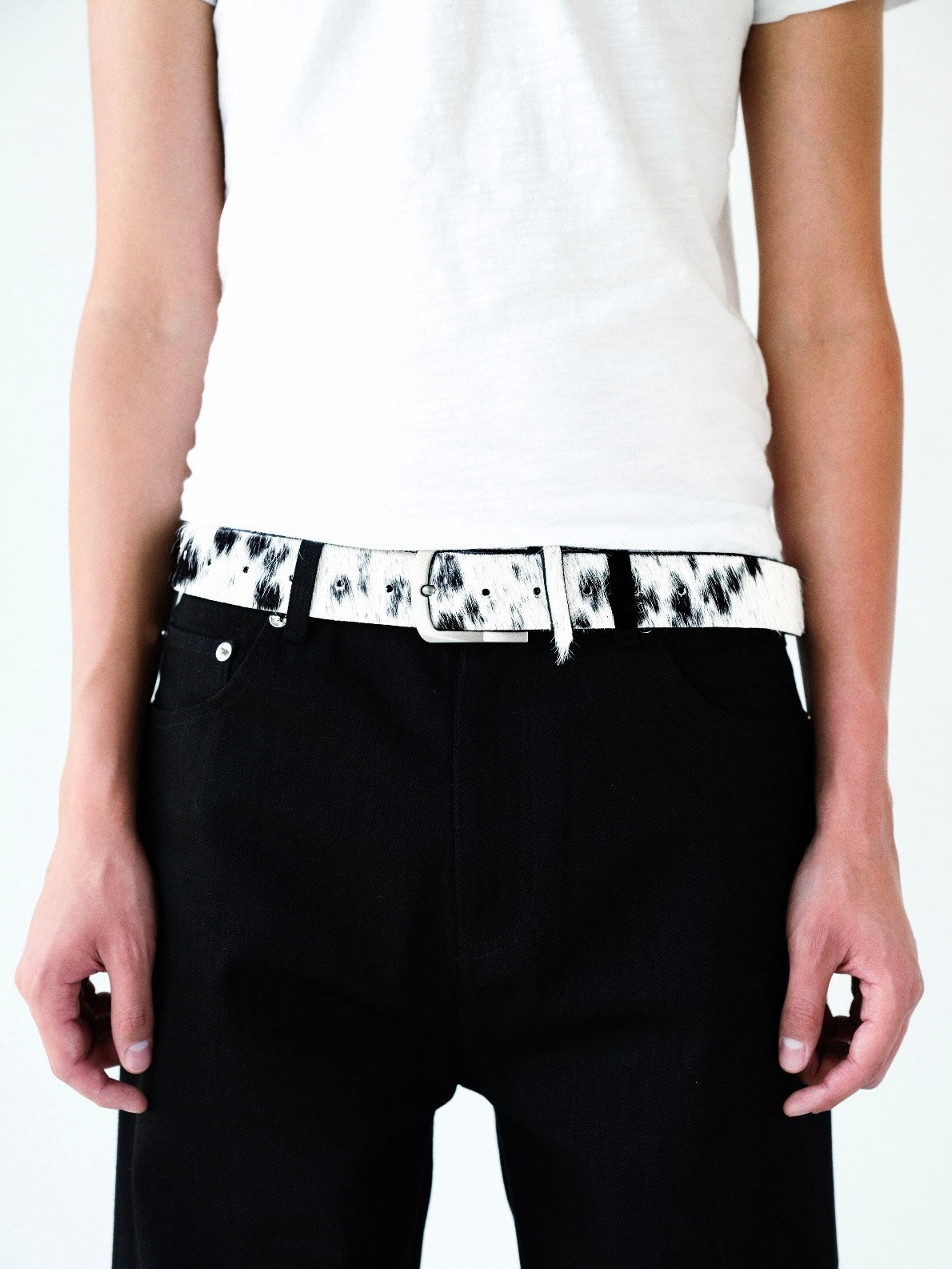 Authentic Cowhide Belt