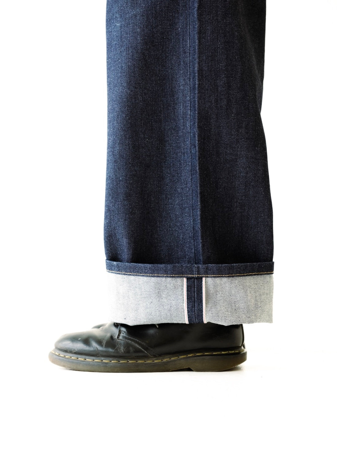 Indigo Raw Selvedge Wide Leg Denim