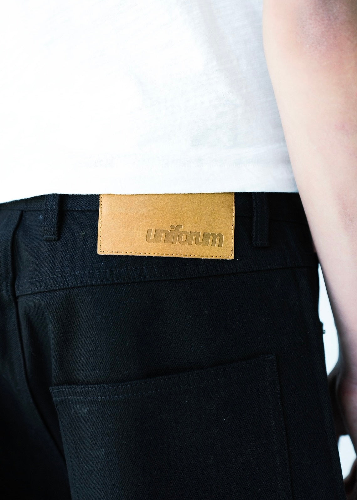 Jet Black Raw Selvedge Baggy Jorts