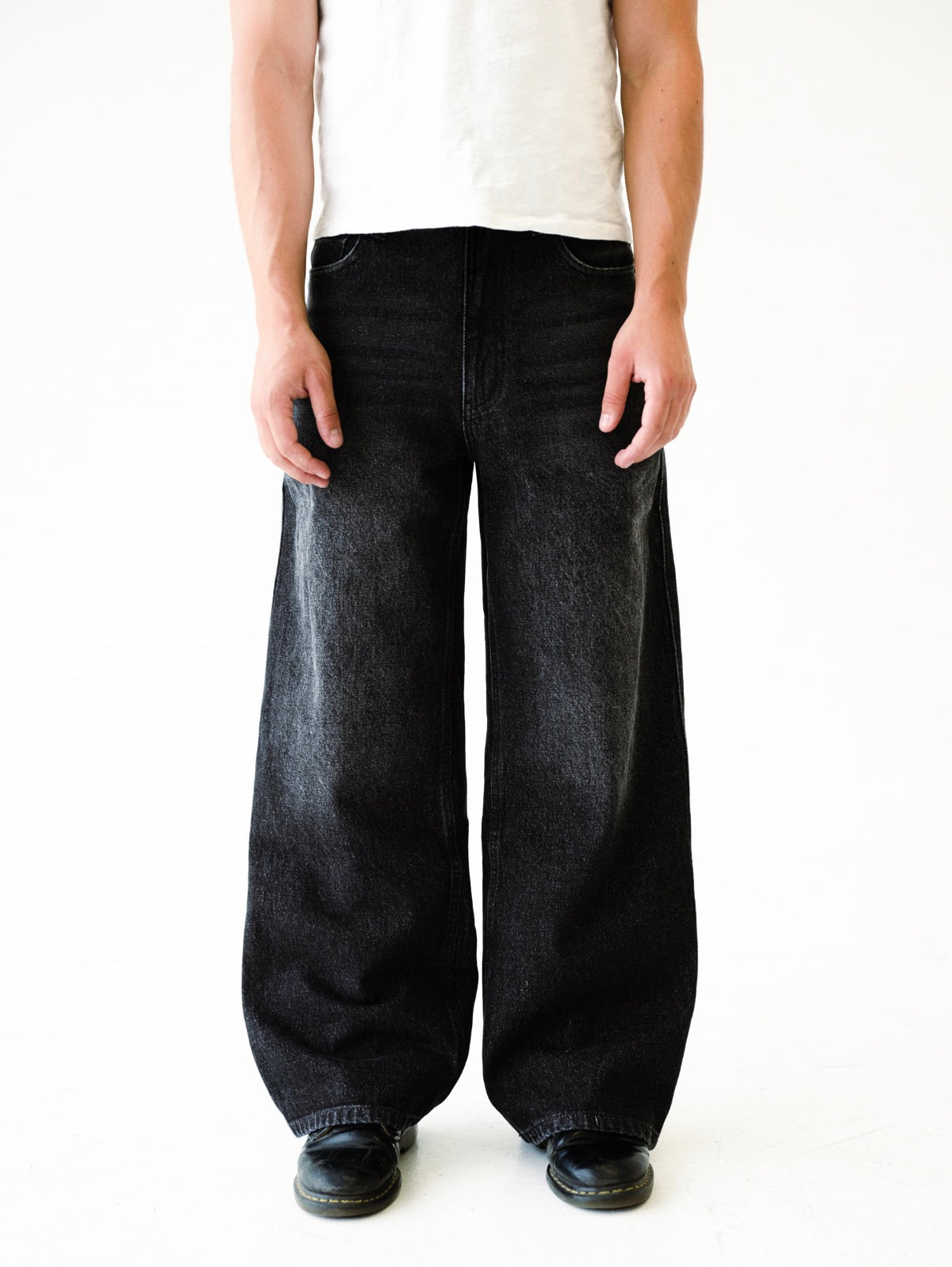 Dark Wash Wide Leg Denim