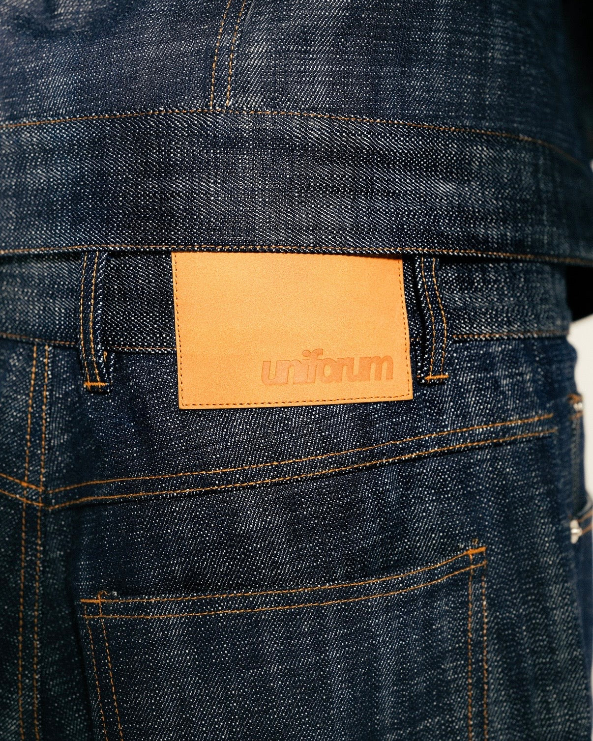 Slub Indigo Raw Selvedge Wide Leg Denim