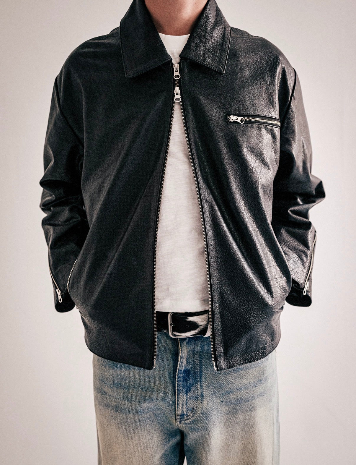 Black Buffalo Leather Jacket