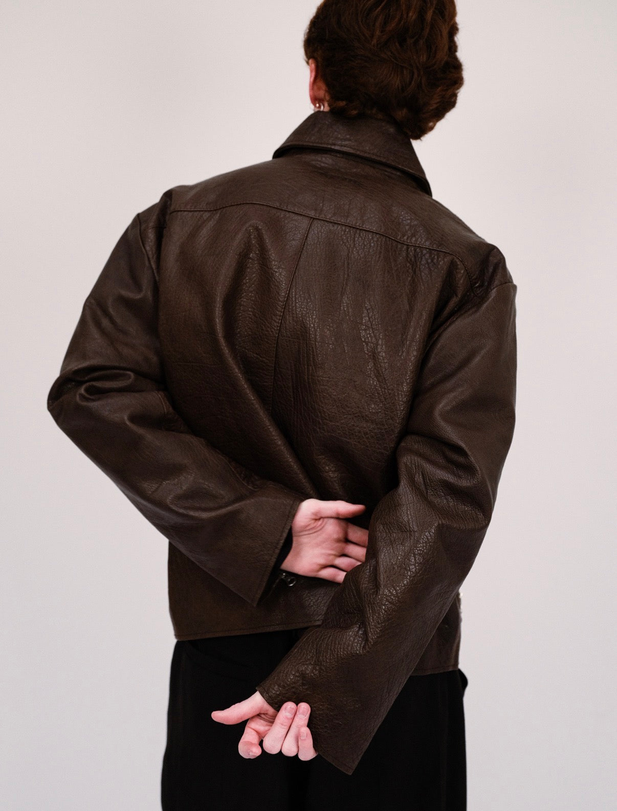Brown Buffalo Leather Jacket