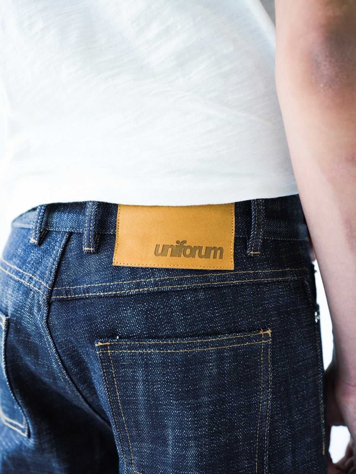 Slub Indigo Raw Selvedge Straight Leg Denim