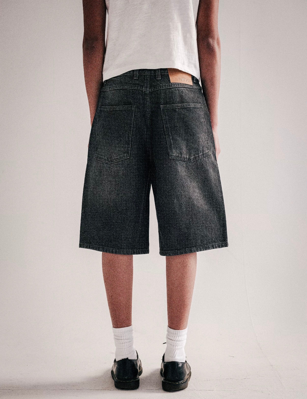 Dark Wash Baggy Jorts