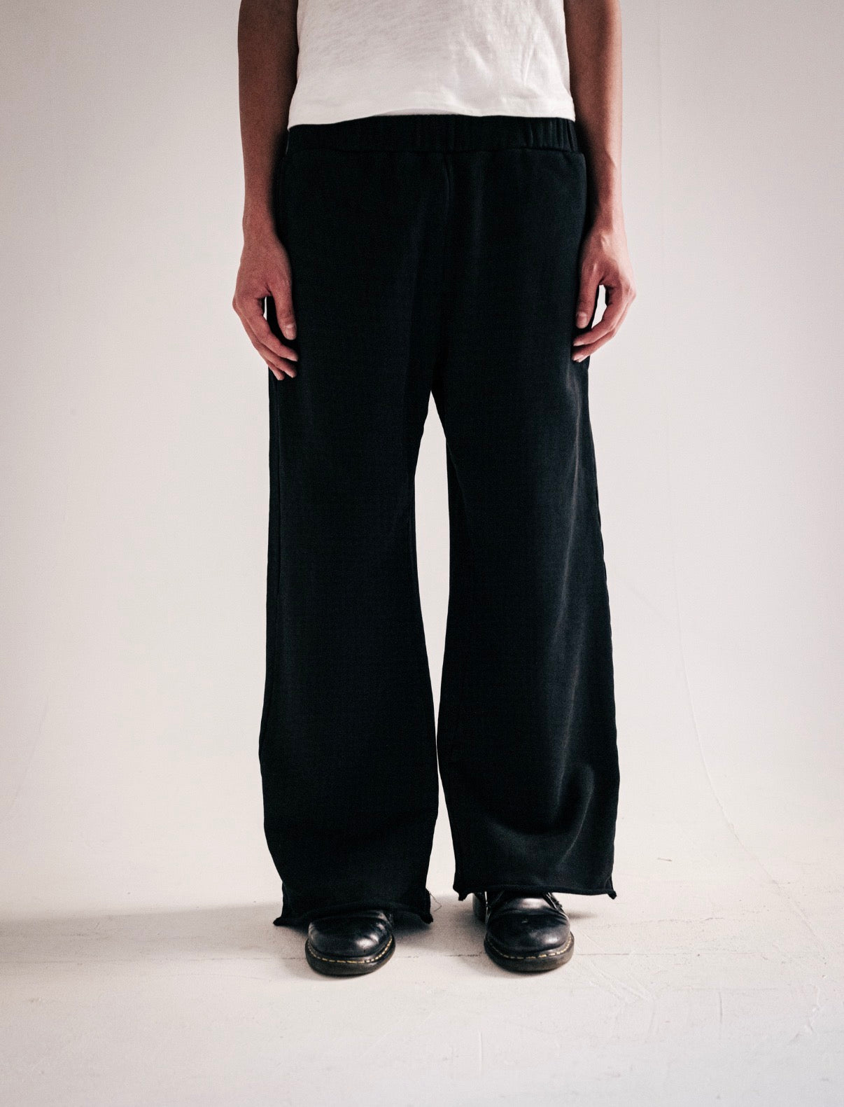 Black Wide Leg Sweatpants