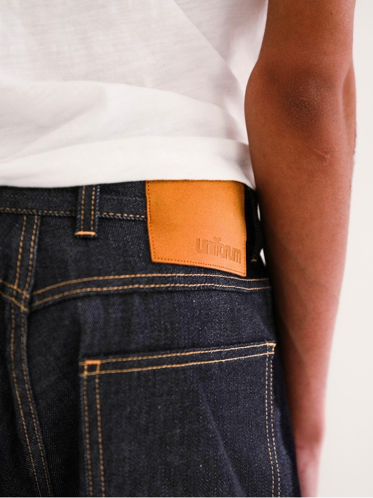 Indigo Raw Selvedge Wide Leg Denim
