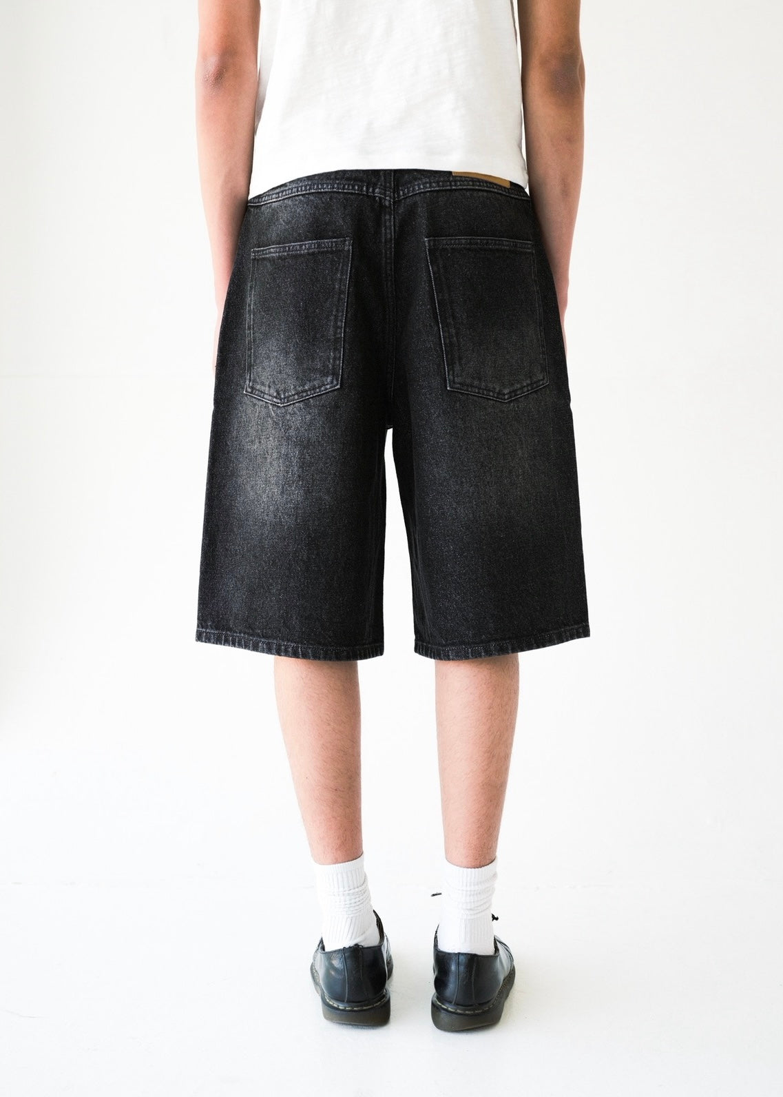 Dark Wash Baggy Jorts
