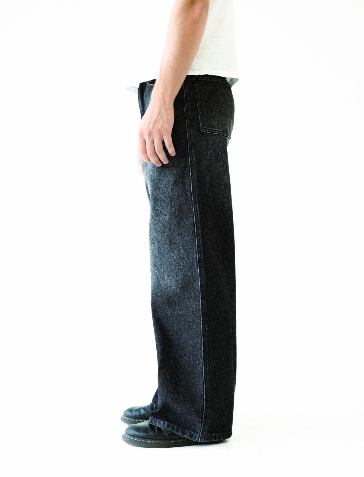 Dark Wash Wide Leg Denim