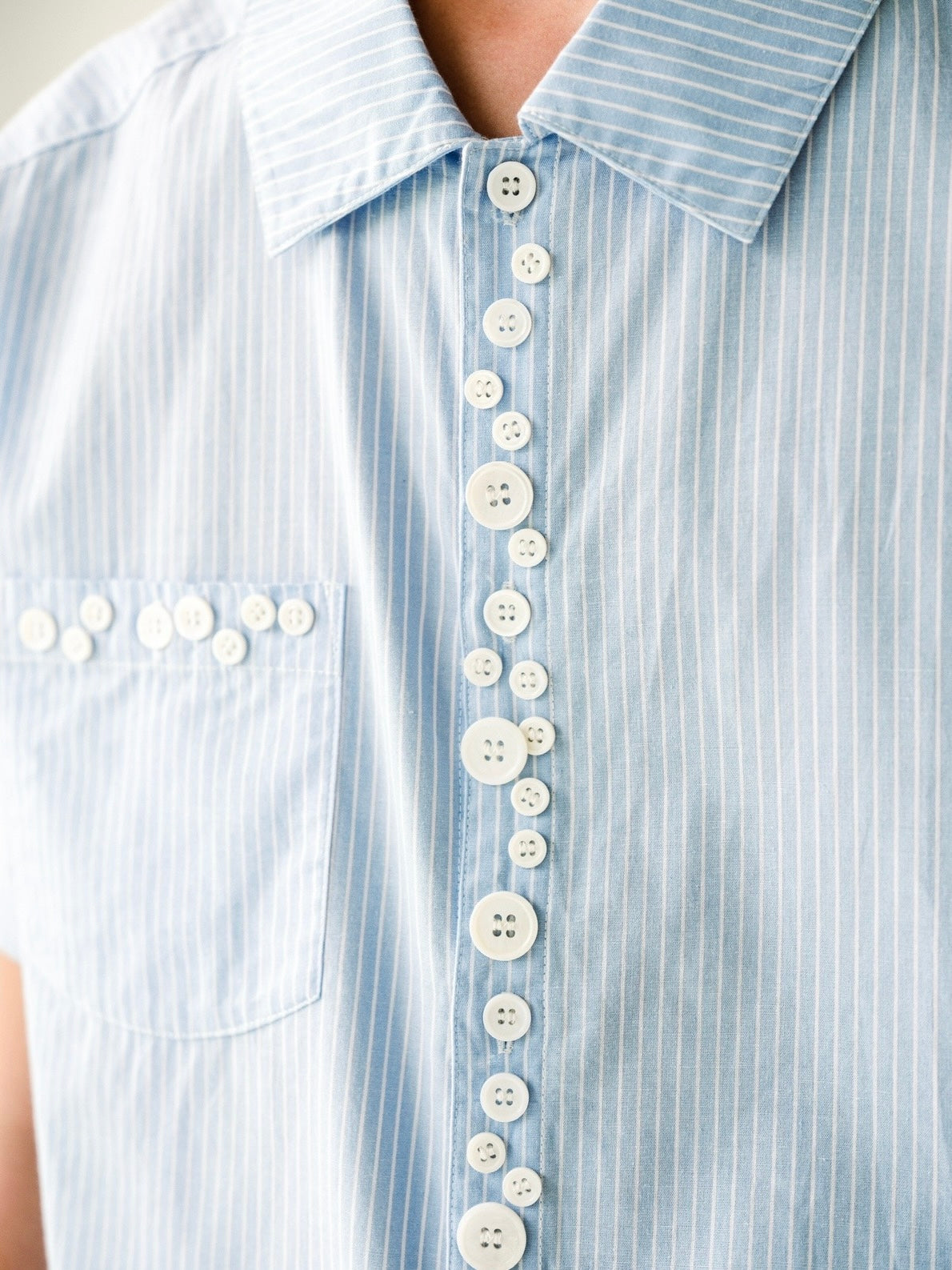 Scatter Striped Button-Up