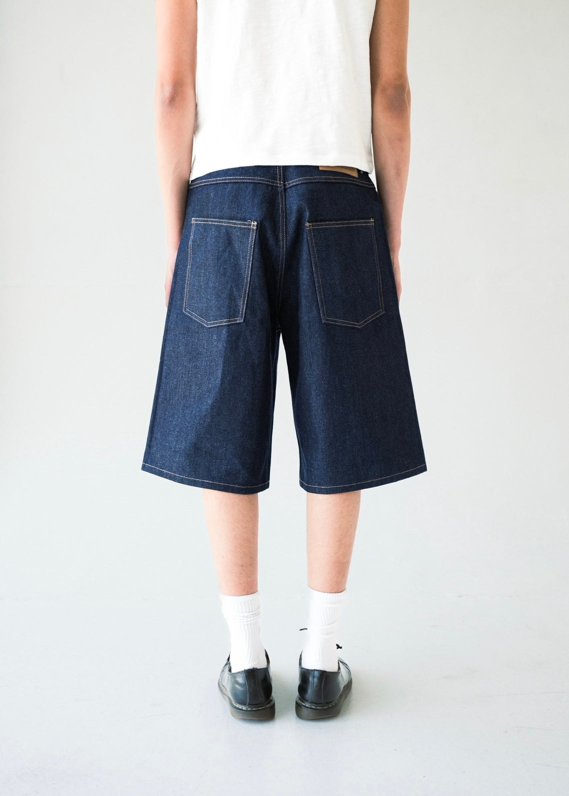 Indigo Raw Selvedge Baggy Jorts