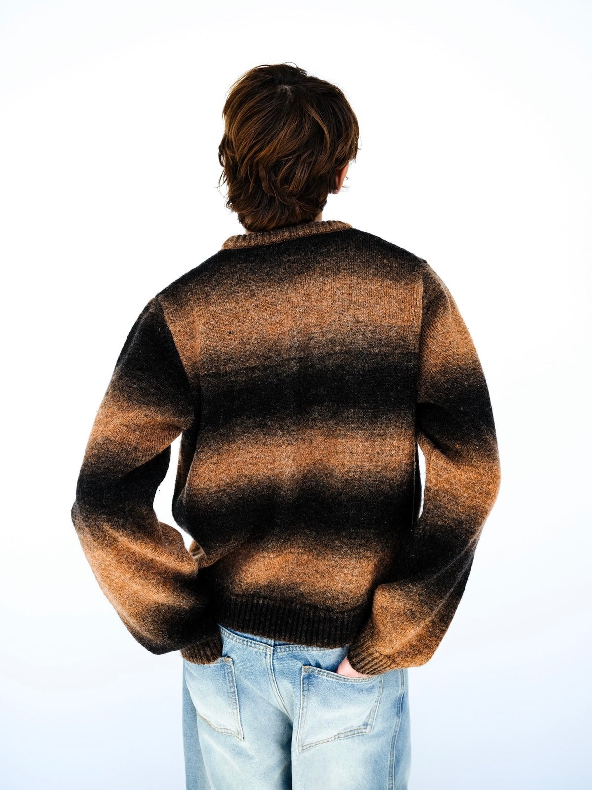 Amber Degrade Wool Knit Sweater