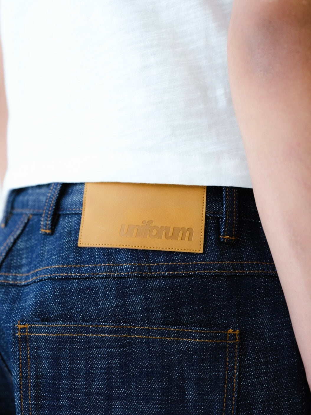 Slub Indigo Raw Selvedge Wide Leg Denim