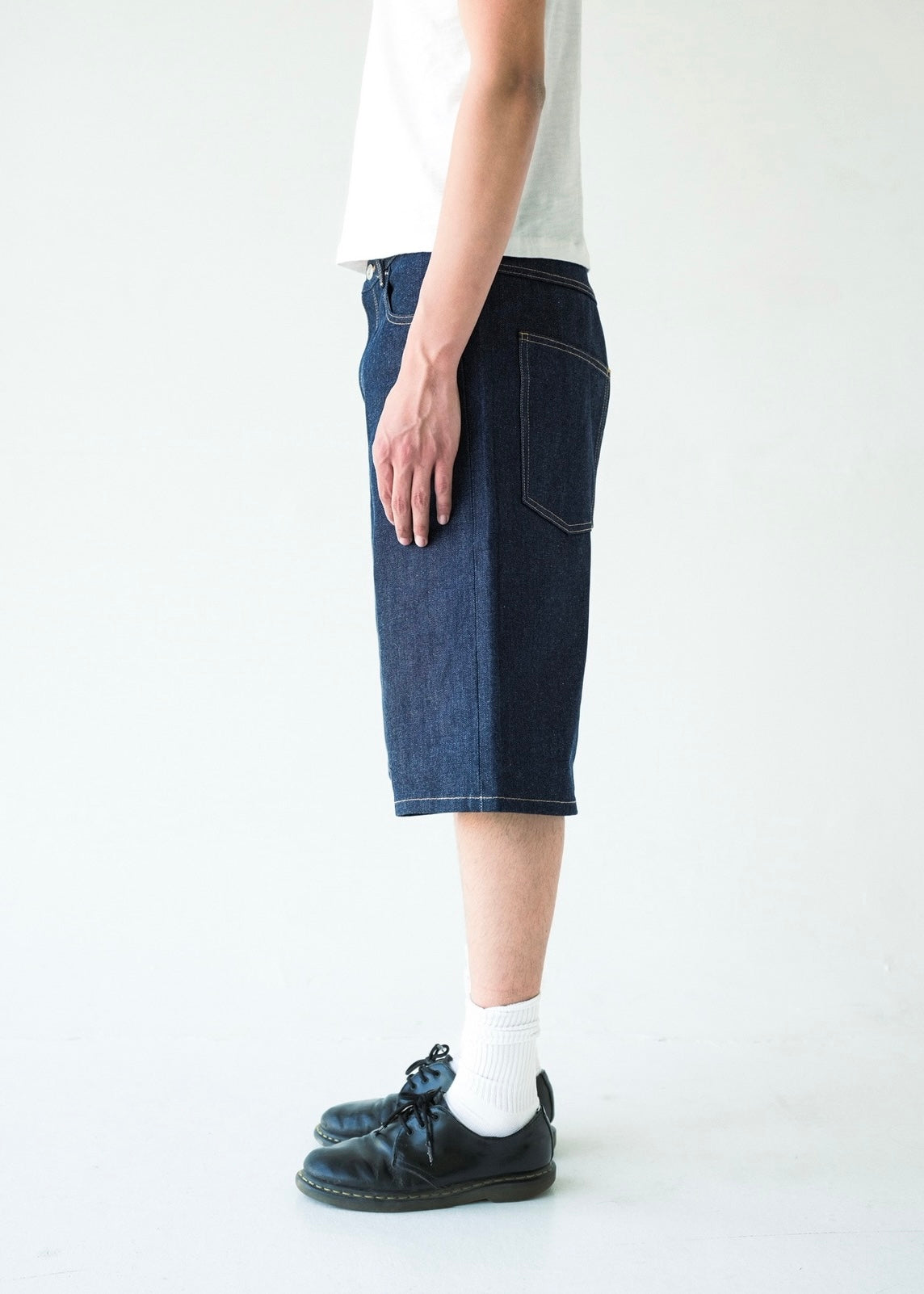 Indigo Raw Selvedge Baggy Jorts