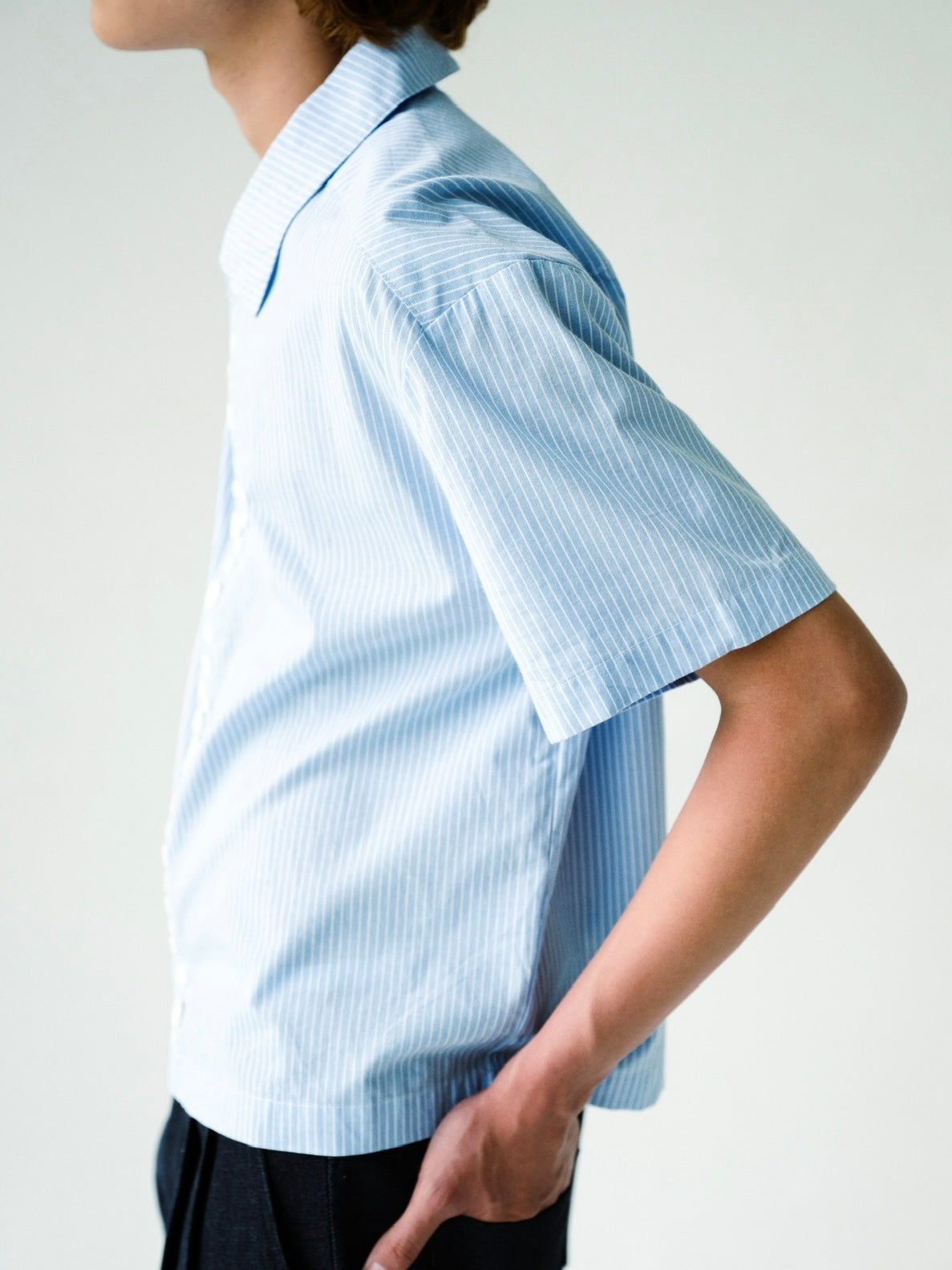 Scatter Striped Button-Up