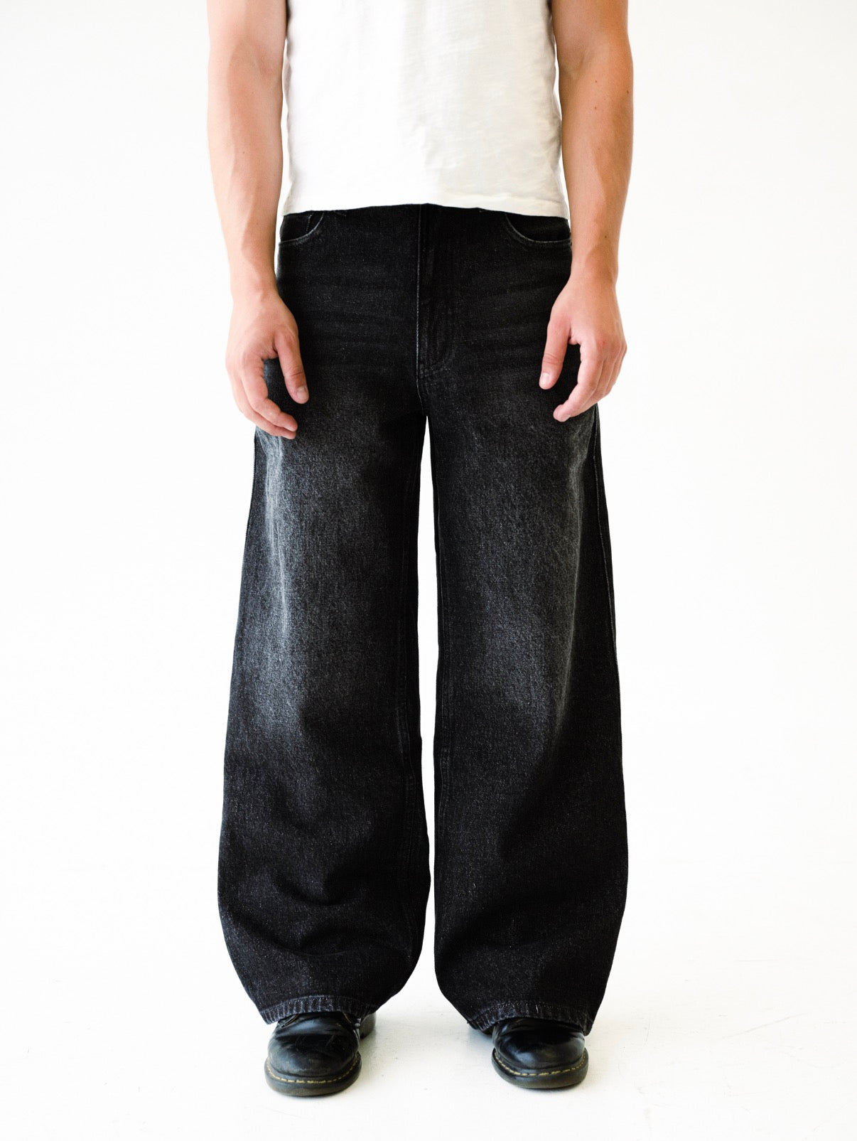 Dark Wash Wide Leg Denim