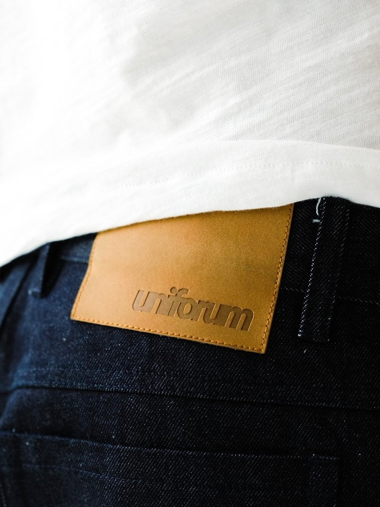 Indigo Raw Selvedge Pleated Baggy Jorts
