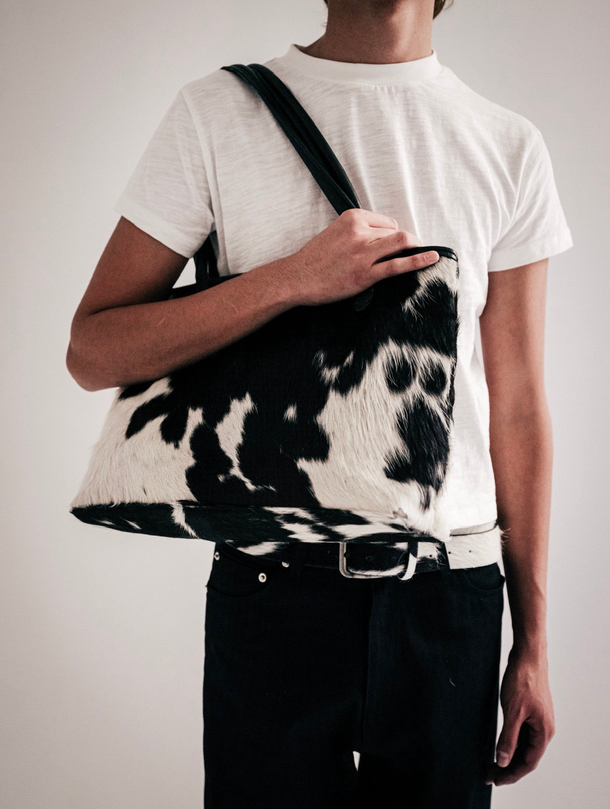 Authentic Cowhide Tote Bag