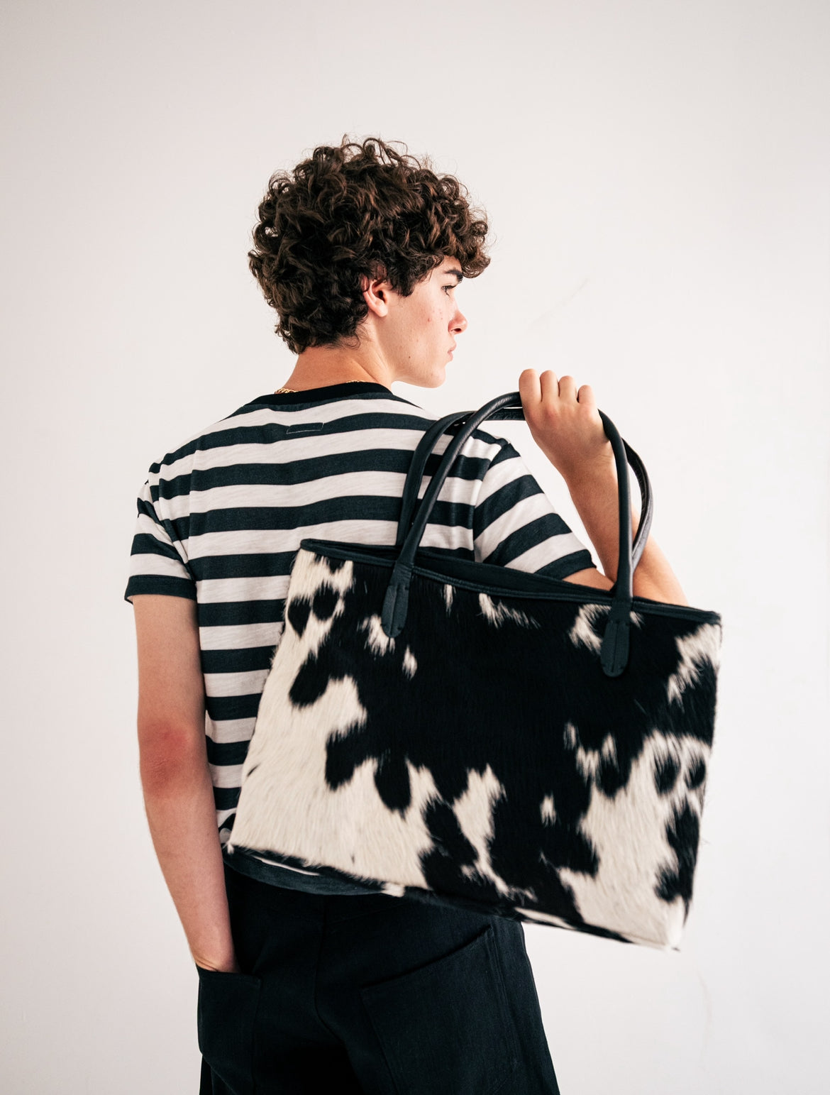 Authentic Cowhide Tote Bag