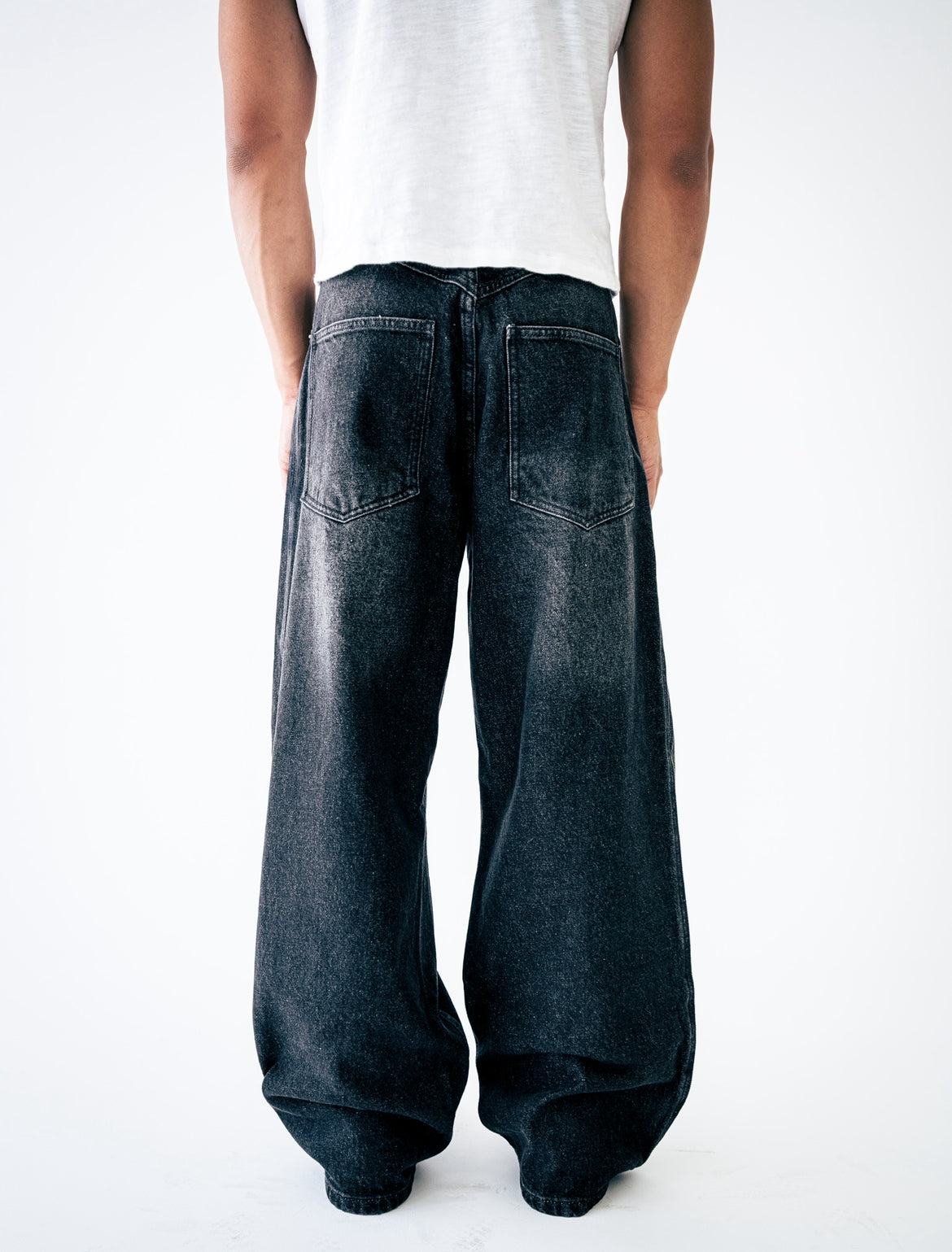 Dark Wash Wide Leg Denim