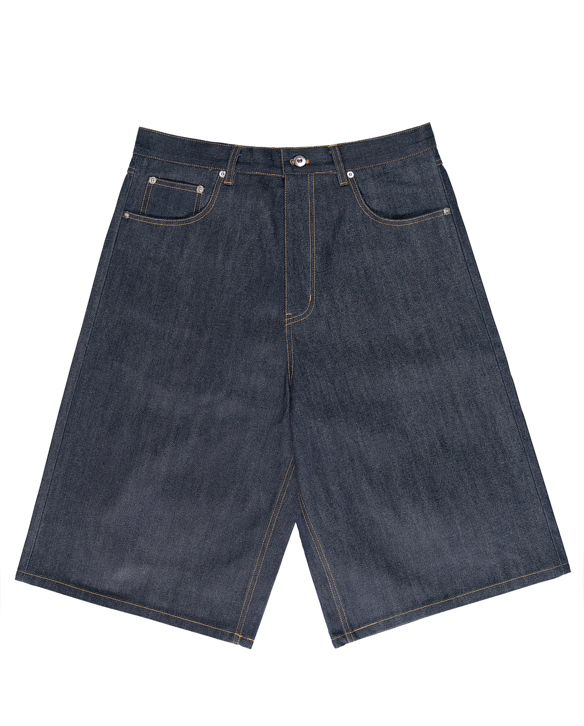 Indigo Raw Selvedge Baggy Jorts