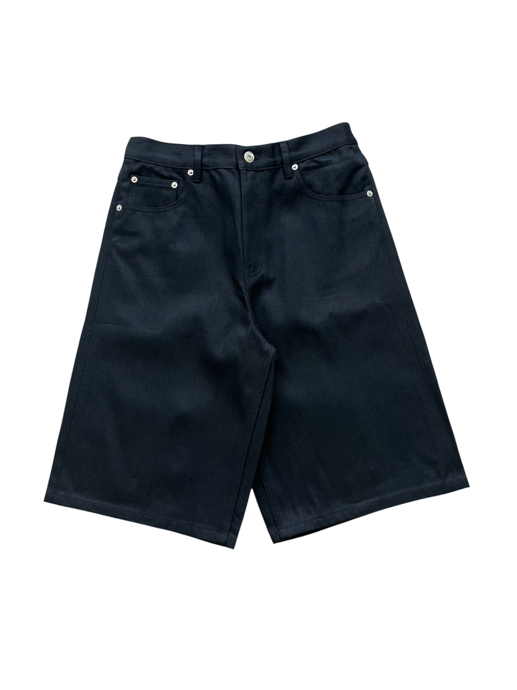 Baggy Jorts - Jet Black Raw Selvedge